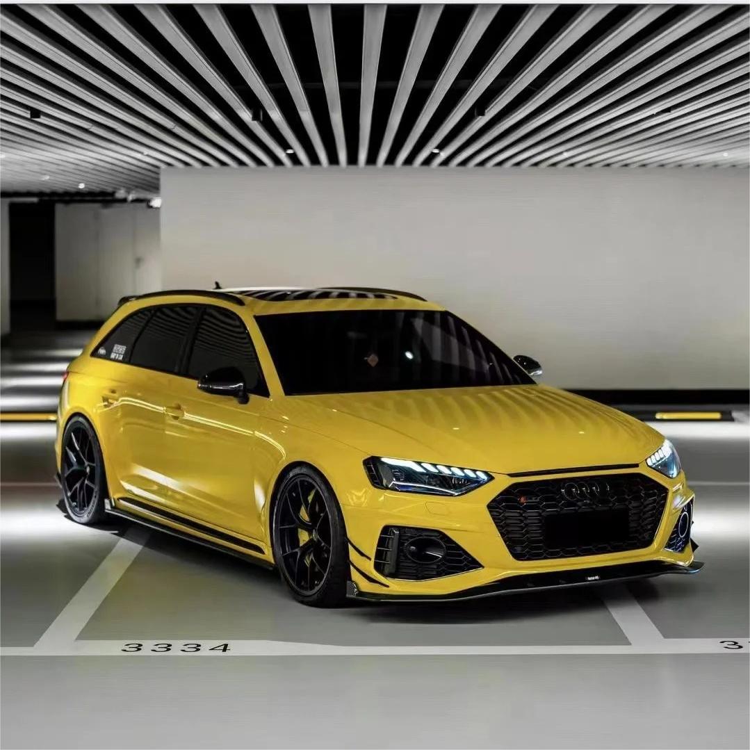 Rev Up Your Ride with Gloss Racing Yellow Car Wrap