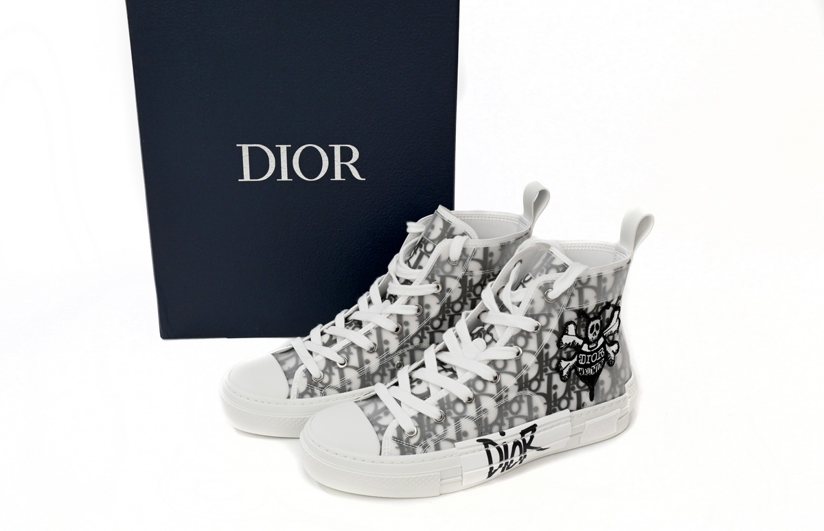 dior and shawn b23 high top bee embroidery
