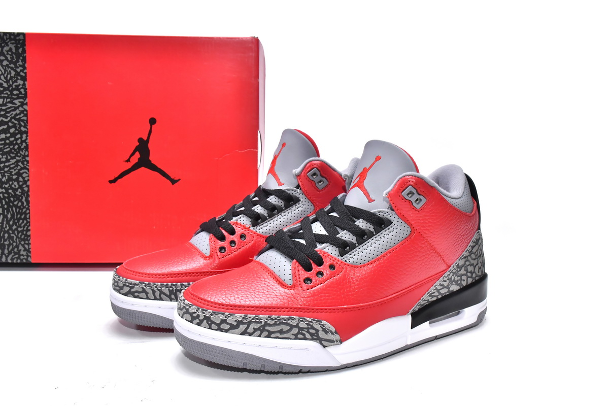jordan retro 3 se red cement