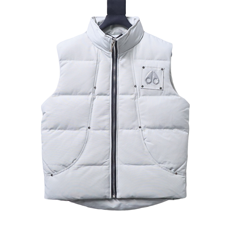 Moose knuckles Down Vest – White / Off White(NFC) Reps - Pk Stockx