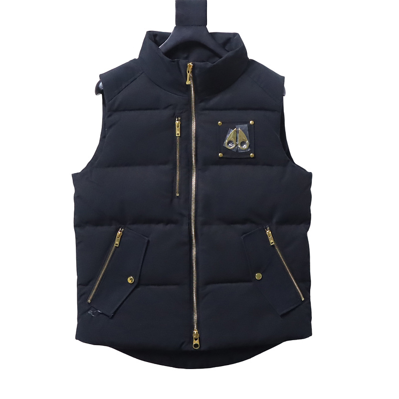 Moose knuckles Down Vest – Golden Black(NFC) Reps - Pk Stockx