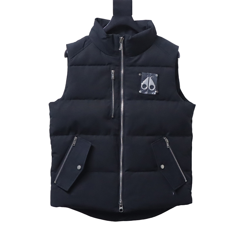 Moose knuckles Down Vest – Silver Black(NFC) Reps - Pk Stockx