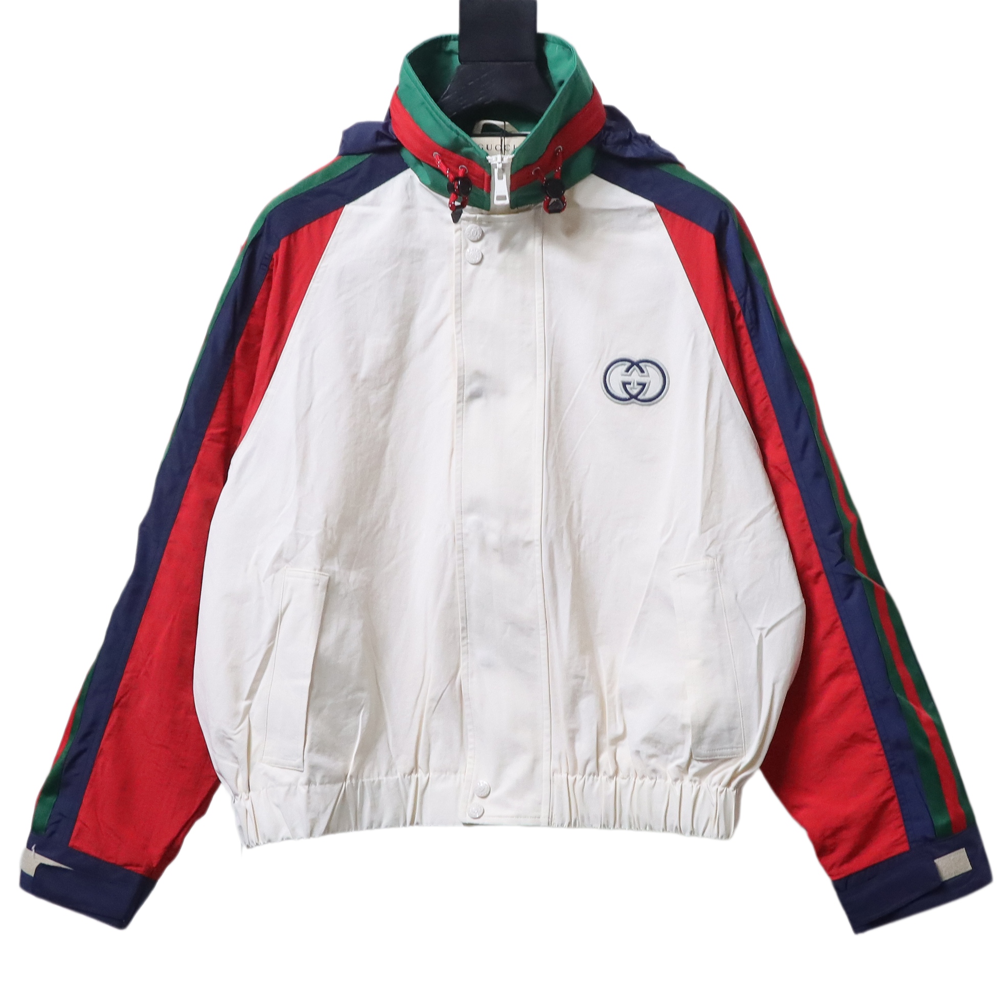 Gucci Cotton nylon jacket with patch Reps - Pk Stockx