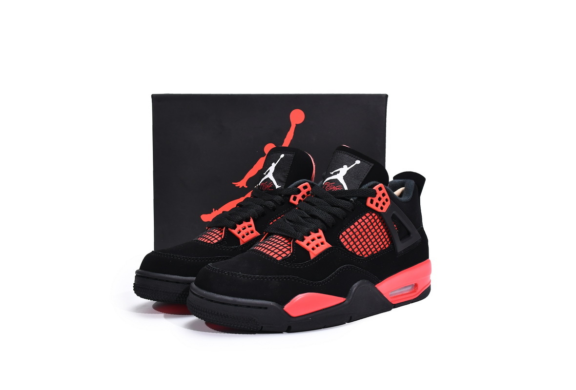 Best reps shoes Jordan 4 Red Thunder only $89？