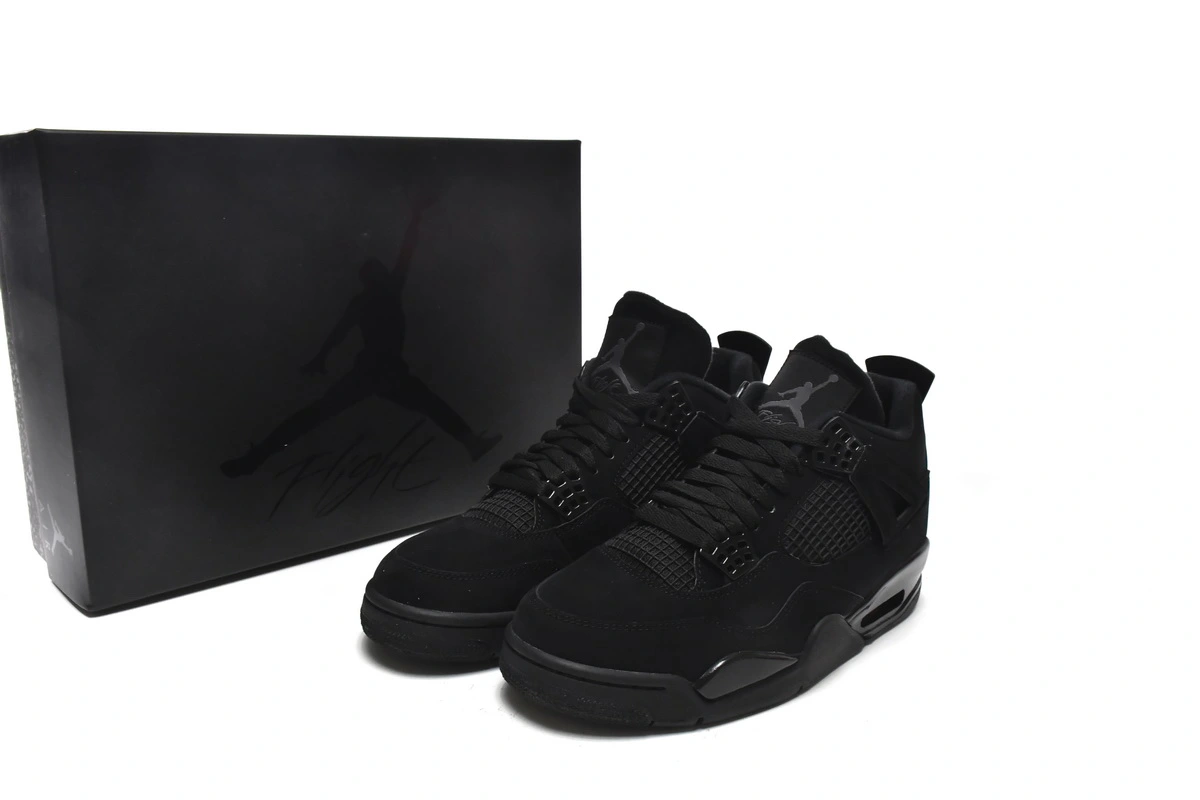 QC photos of  PK God Batch Air Jordan 4 Black Cat