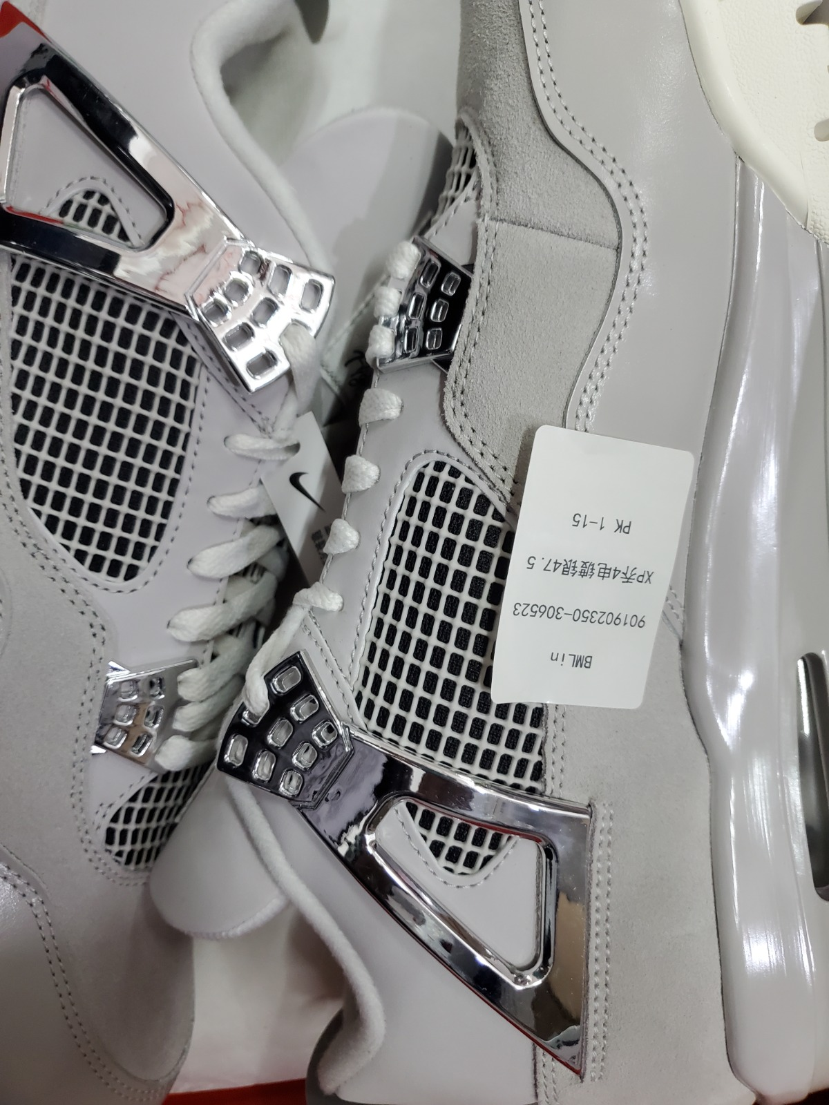 PkStockX Shipping-Air Jordan 4 WMNS Frozen Moments