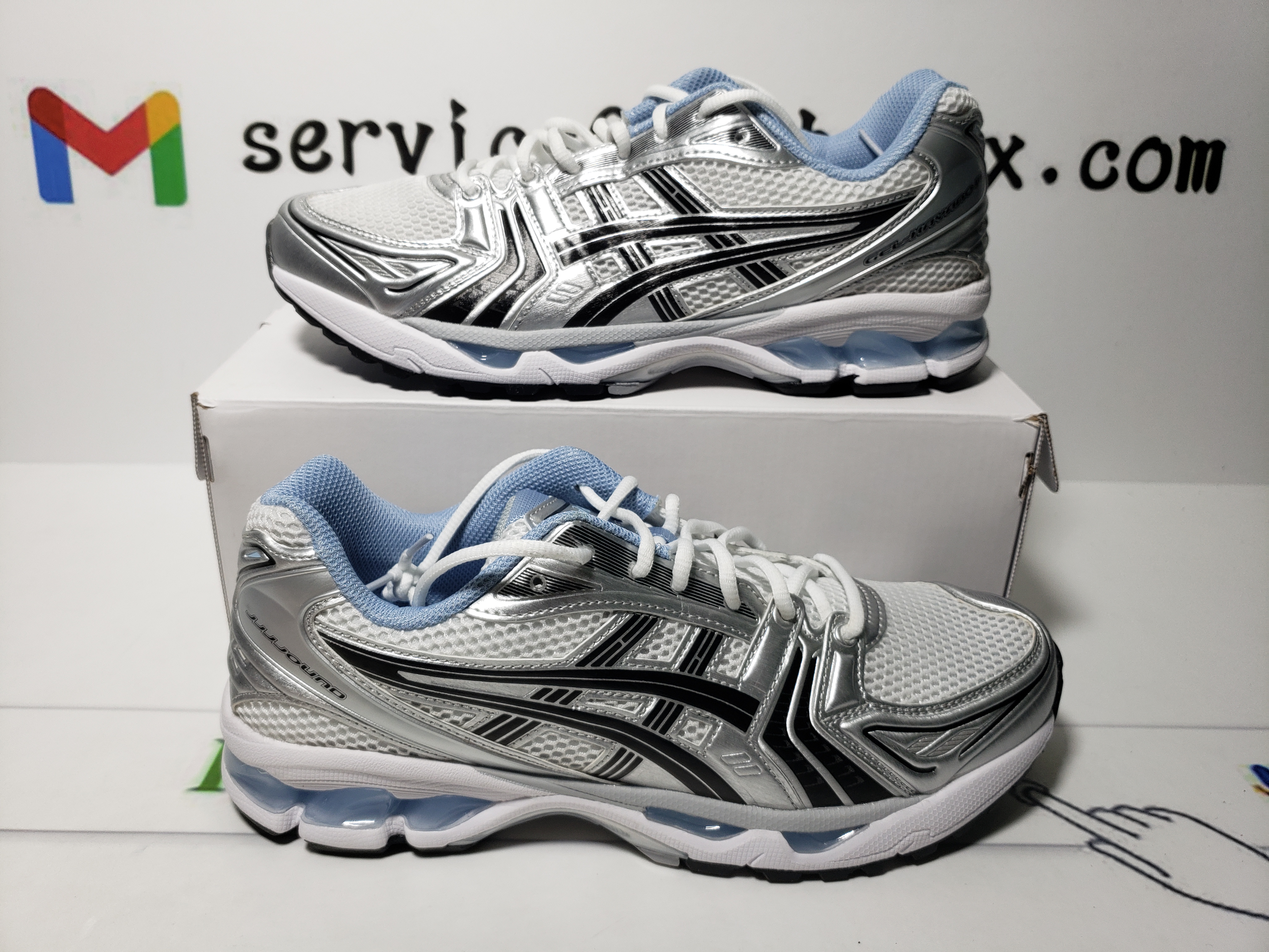 ASICS Gel-Kayano 14 White Blue