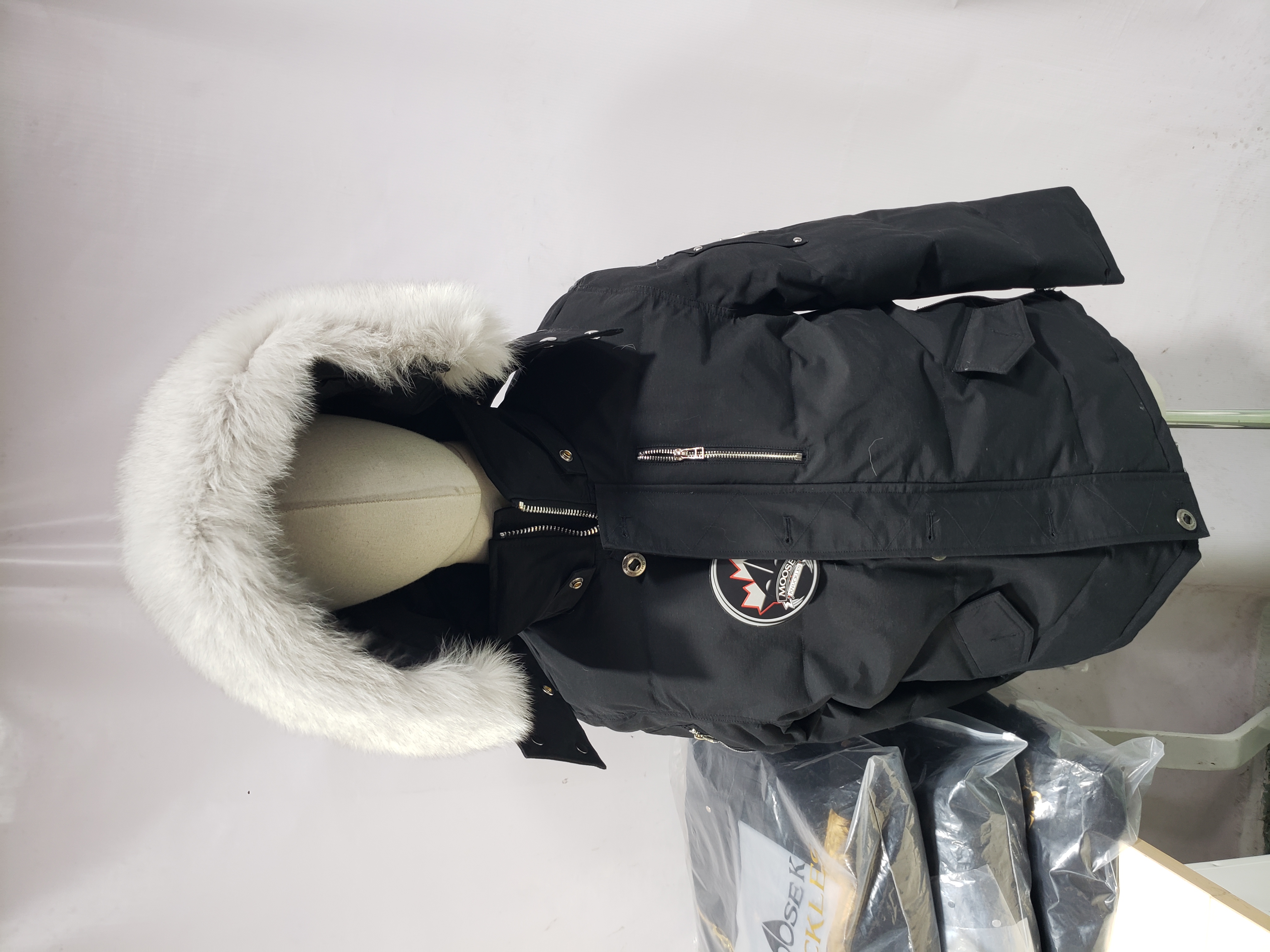 Moose Knuckles ORIGINAL  FUR Black/Whites