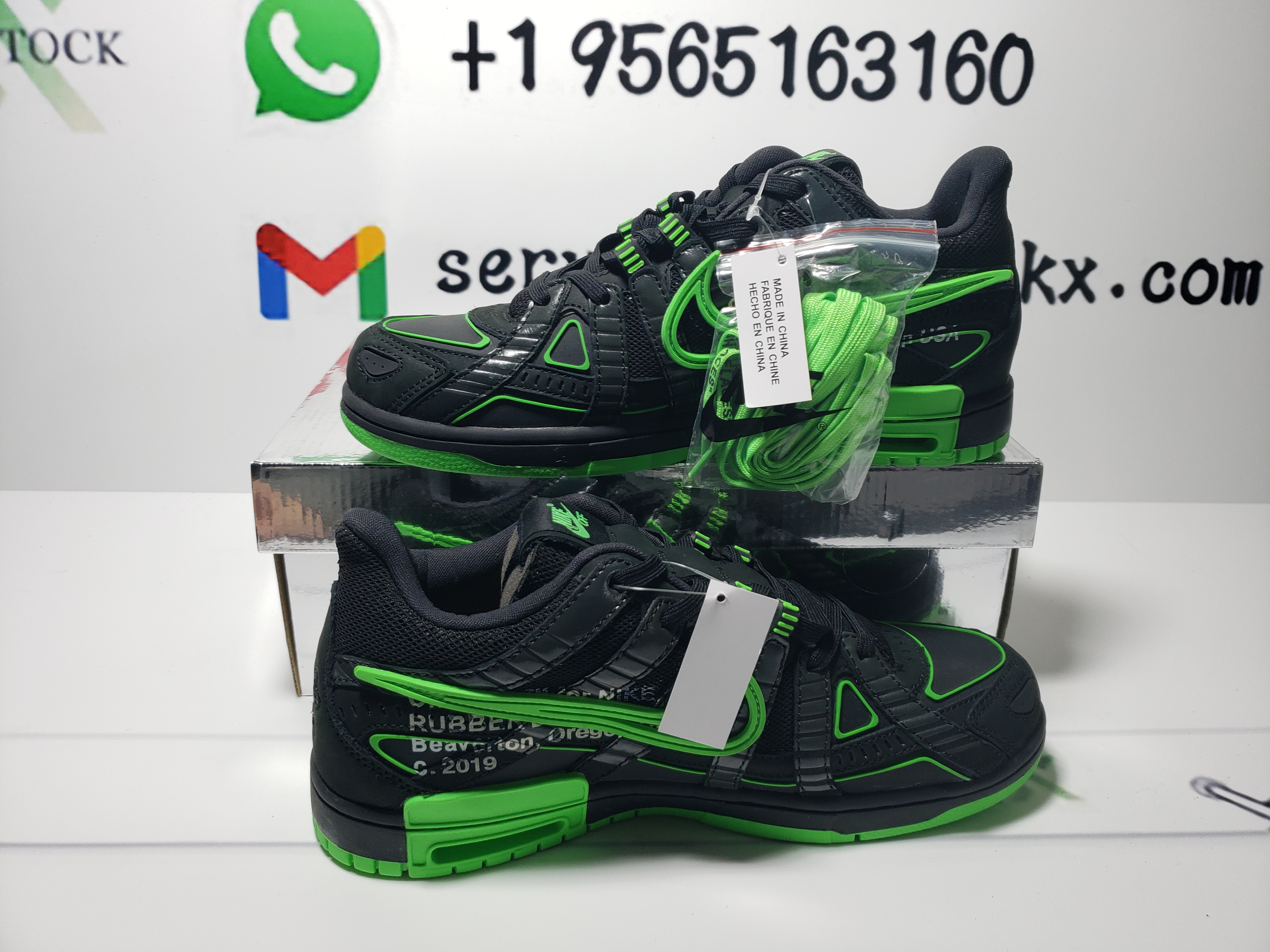 PK God Batch Nike X Off-White Air Rubber Dunk "Green Strike"