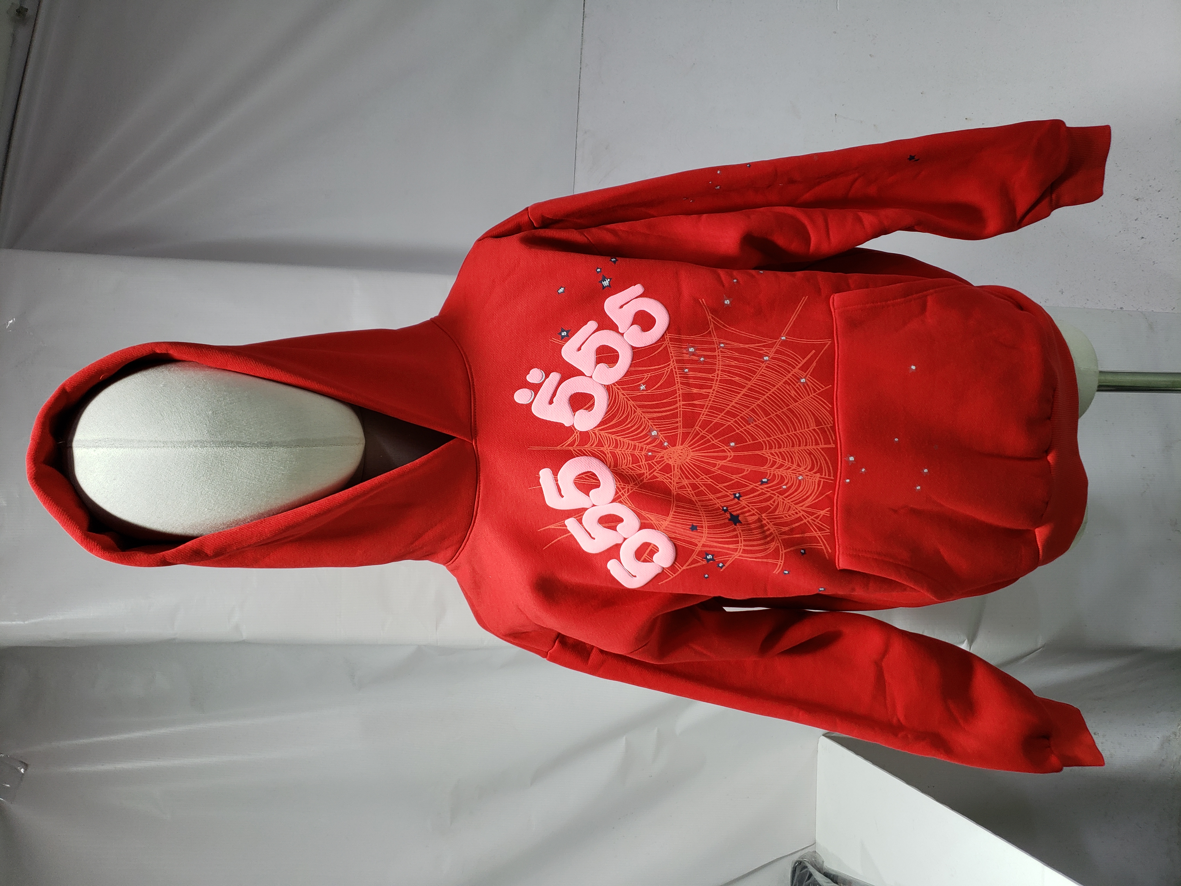 Sp5der Hoodie Red