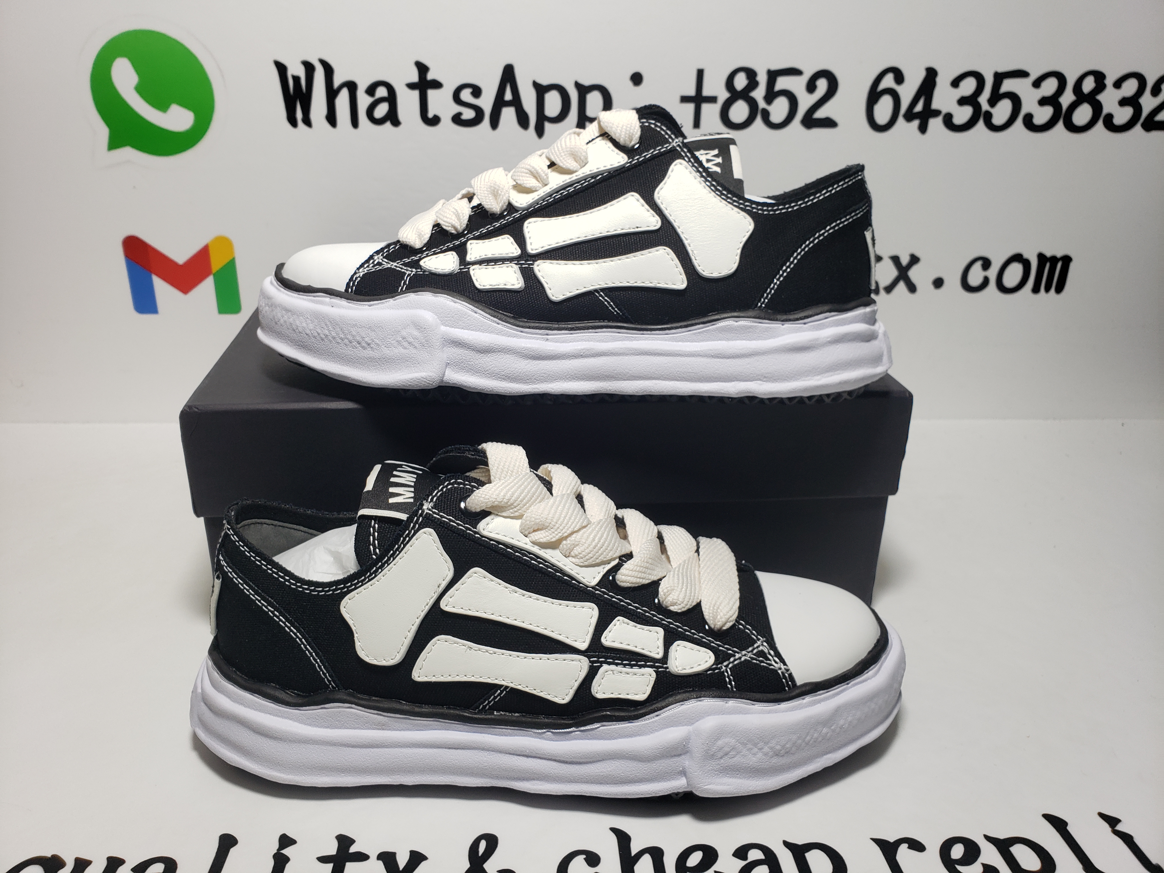 AMIRI MMY Bones x Maison MIHARA YASUHIRO Black