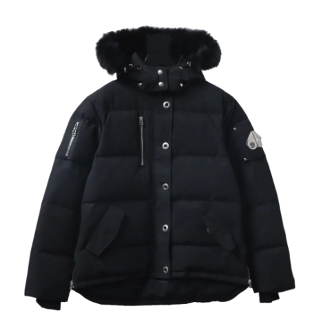 Moose knuckles Zippered women's down jacket black (NFC)