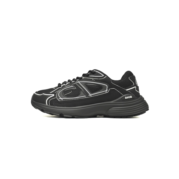 PK God Batch Dior Light Grey 'B30' Sneakers Black 3SN279ZND-H900