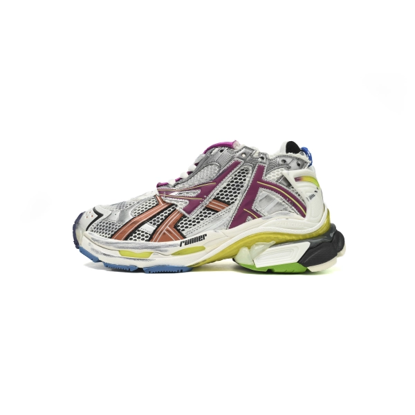 PK God Batch Balenciaga Runner Silver Purple2