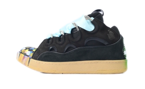 Lanvin Leather Curb Sneaker