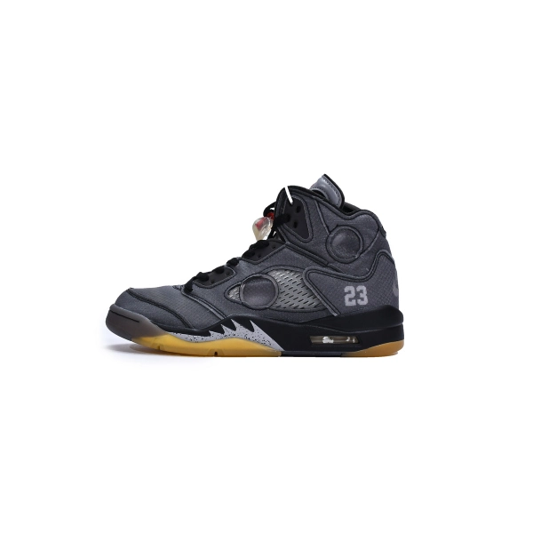 PK God Batch Air Jordan 5 Retro Off-White Black CT8480-001