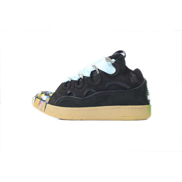 Lanvin Leather Curb Sneaker