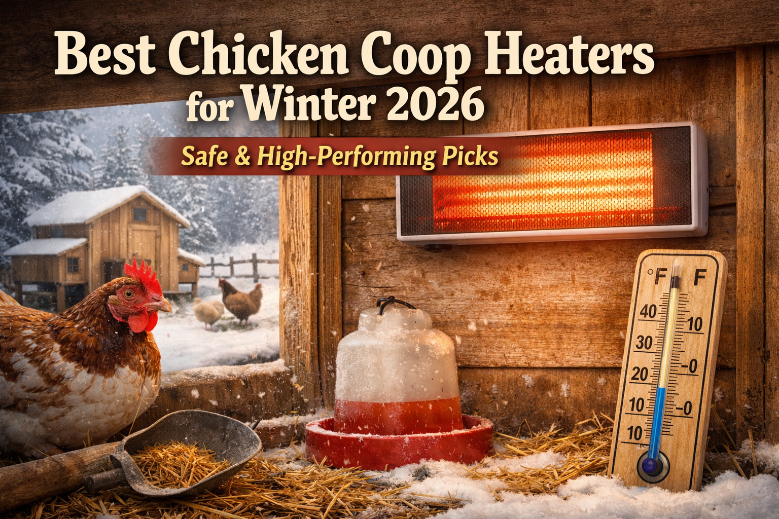 Gallery Detail: Best Chicken Coop Heaters For Winter 2026 That Keep Chickens