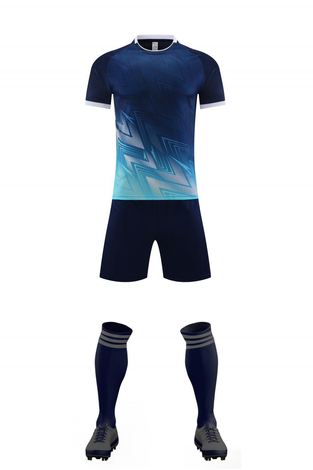 Conjunto de Futebol com Estampa Degradê
