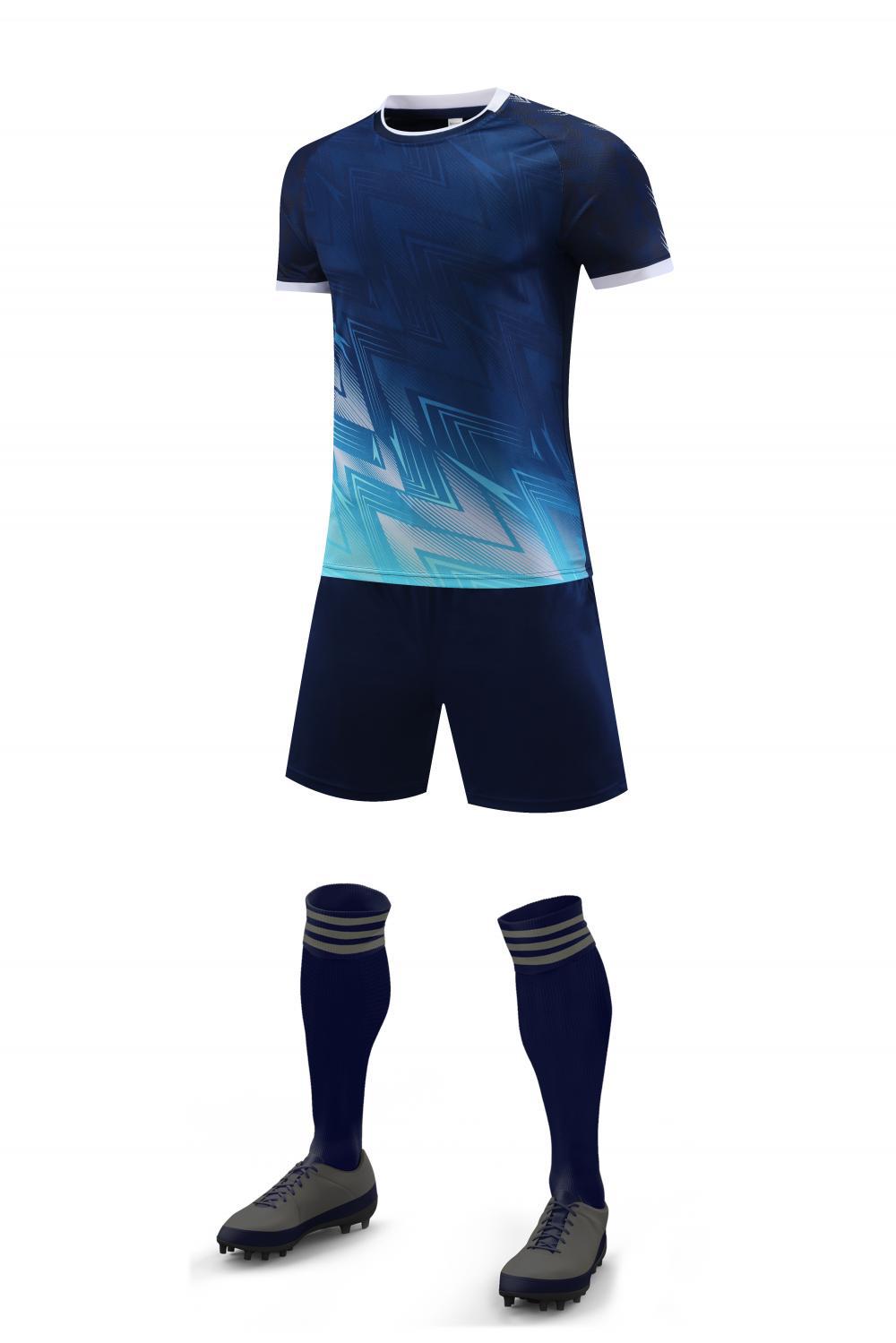 Conjunto de Futebol com Estampa Degradê