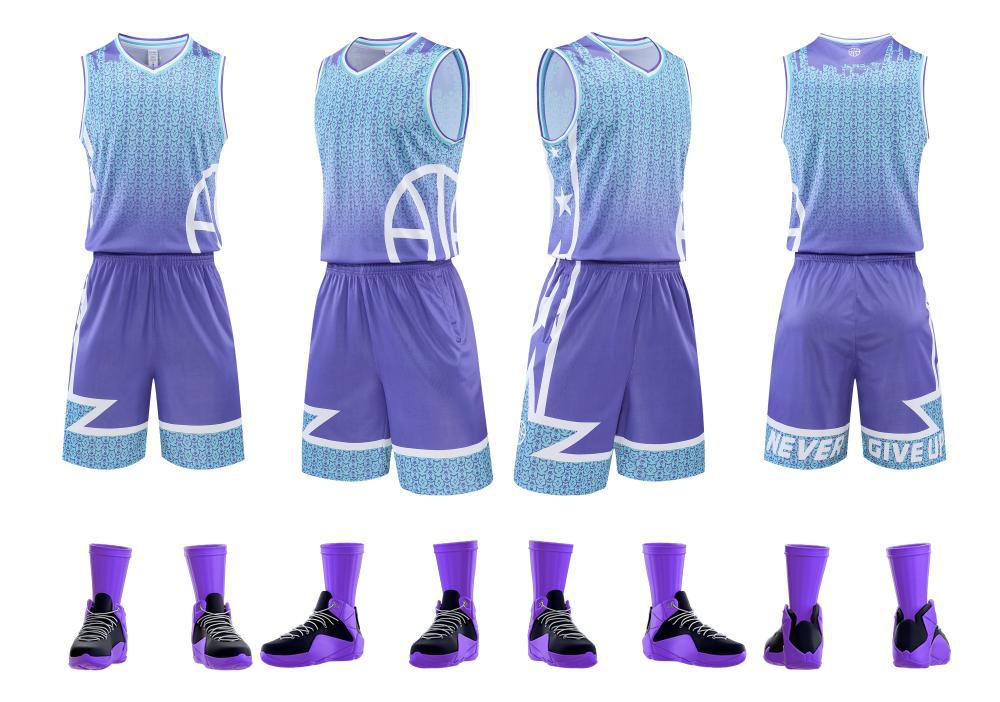 Conjunto de Basquete Masculino de Secagem Rápida e Respirável, Uniforme de Treino e Jogo Casual