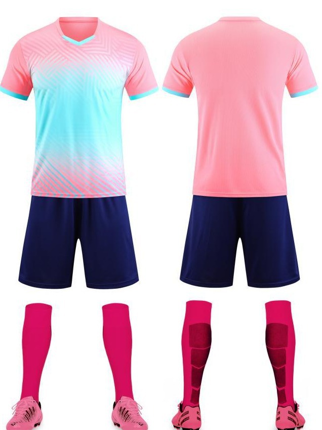 Conjunto de Futebol com Numeração em Estoque, Uniforme de Treino para Academias e Acampamentos