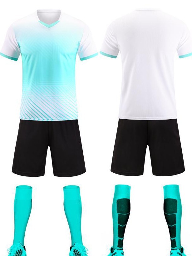 Conjunto de Futebol com Numeração em Estoque, Uniforme de Treino para Academias e Acampamentos