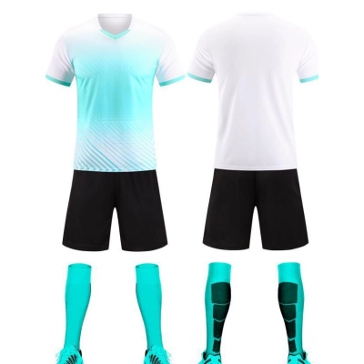 Conjunto de Futebol com Numeração em Estoque, Uniforme de Treino para Academias e Acampamentos 02