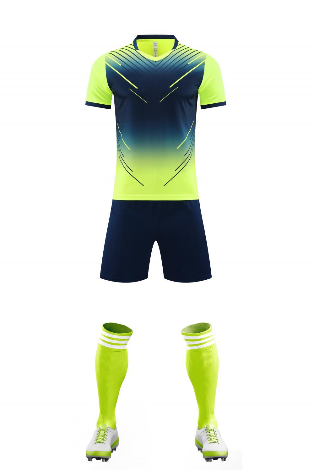 Novo Conjunto de Futebol de Secagem Rápida e Respirável, Uniforme de Treino e Jogo com Absorção de Suor