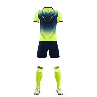 Novo Conjunto de Futebol de Secagem Rápida e Respirável, Uniforme de Treino e Jogo com Absorção de Suor 01