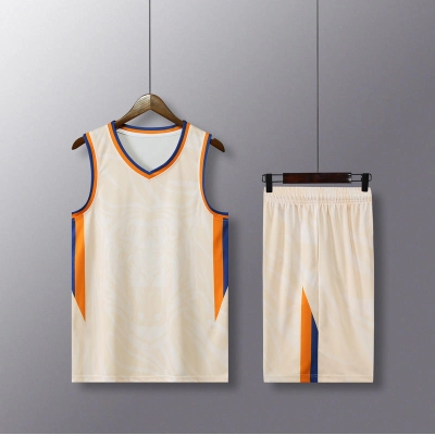 Conjunto de Basquete Masculino de Secagem Rápida 01