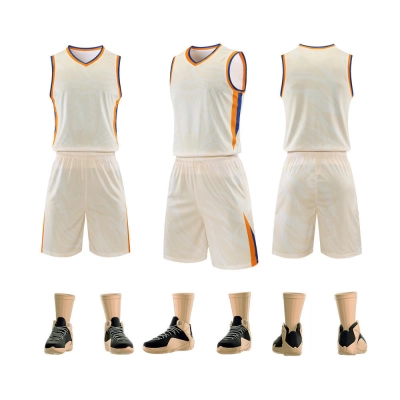 Conjunto de Basquete Masculino de Secagem Rápida 02