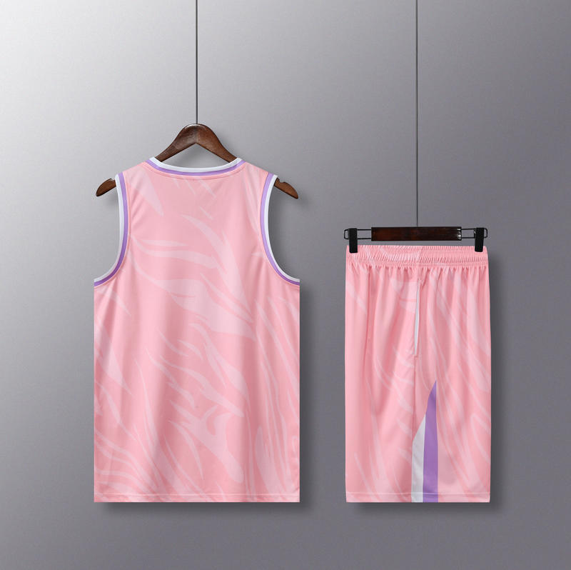 Conjunto de camiseta de basquete com estampa de tigre e sem mangas