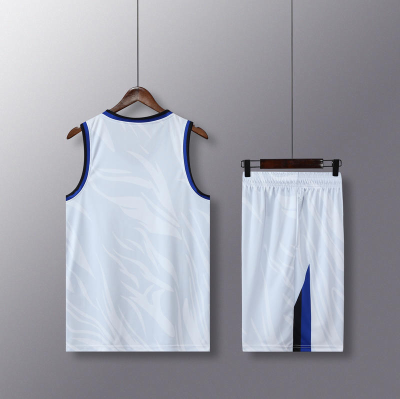 Conjunto de camiseta de basquete com estampa de tigre e sem mangas