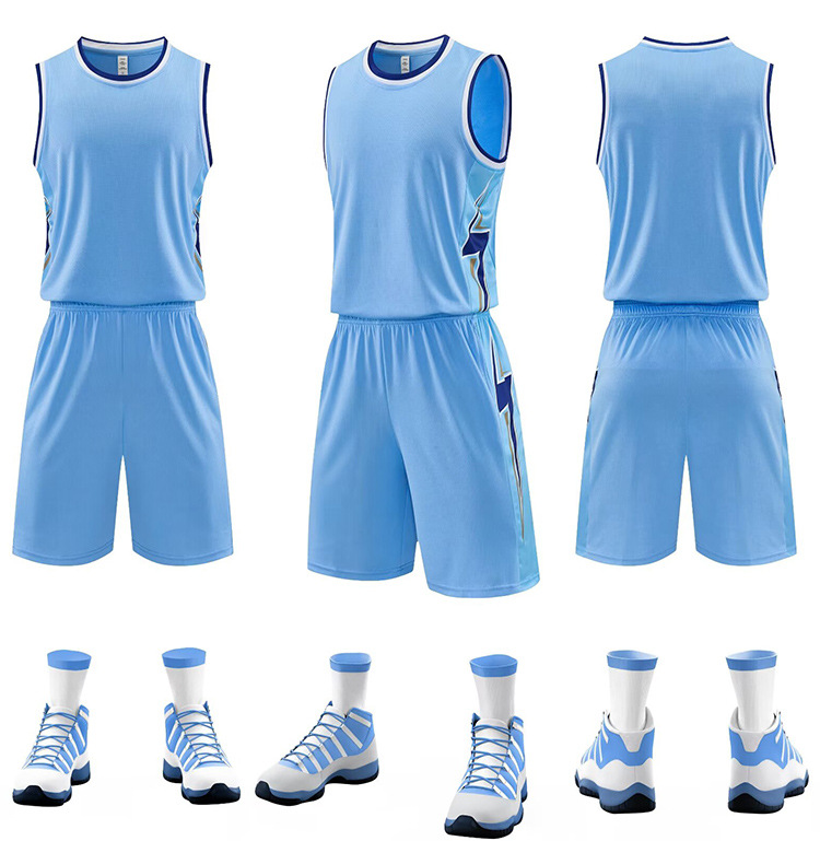 Conjunto de Basquete Respirável Secagem Rápida Unissex