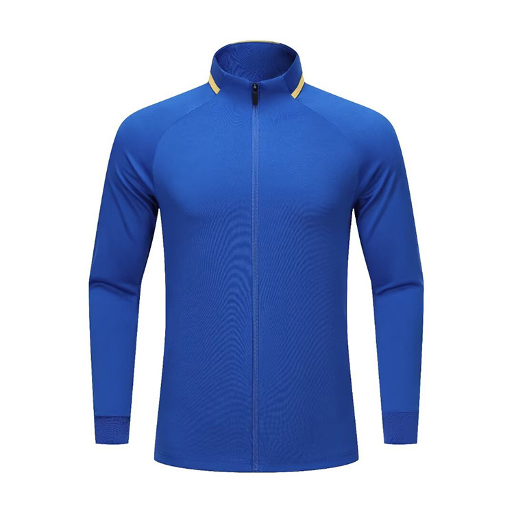 Jaqueta esportiva zíper integral gola alta corte raglan