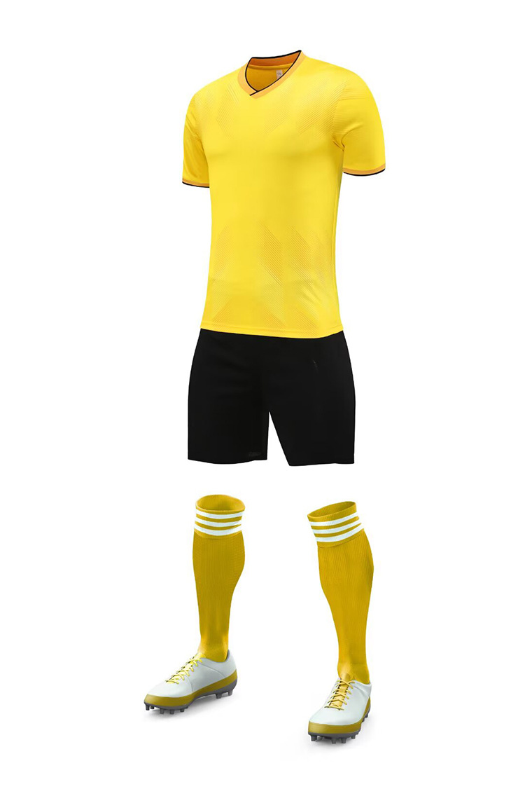 Kit uniforme futebol manga curta tecido respirável esportivo