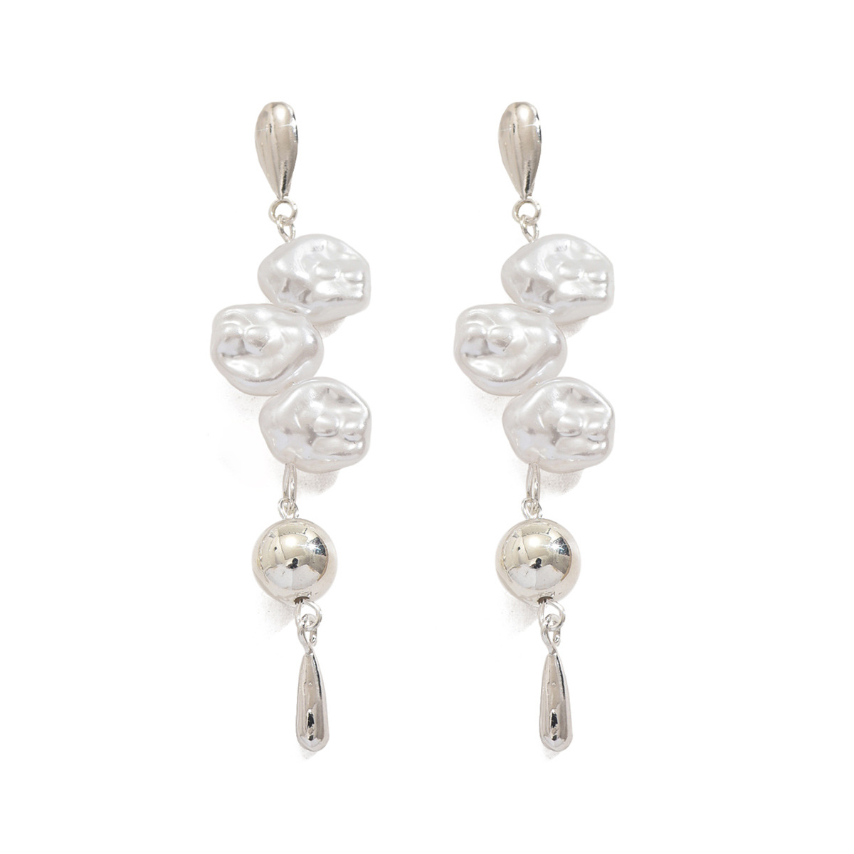 Baroque Pearl Drop Earrings