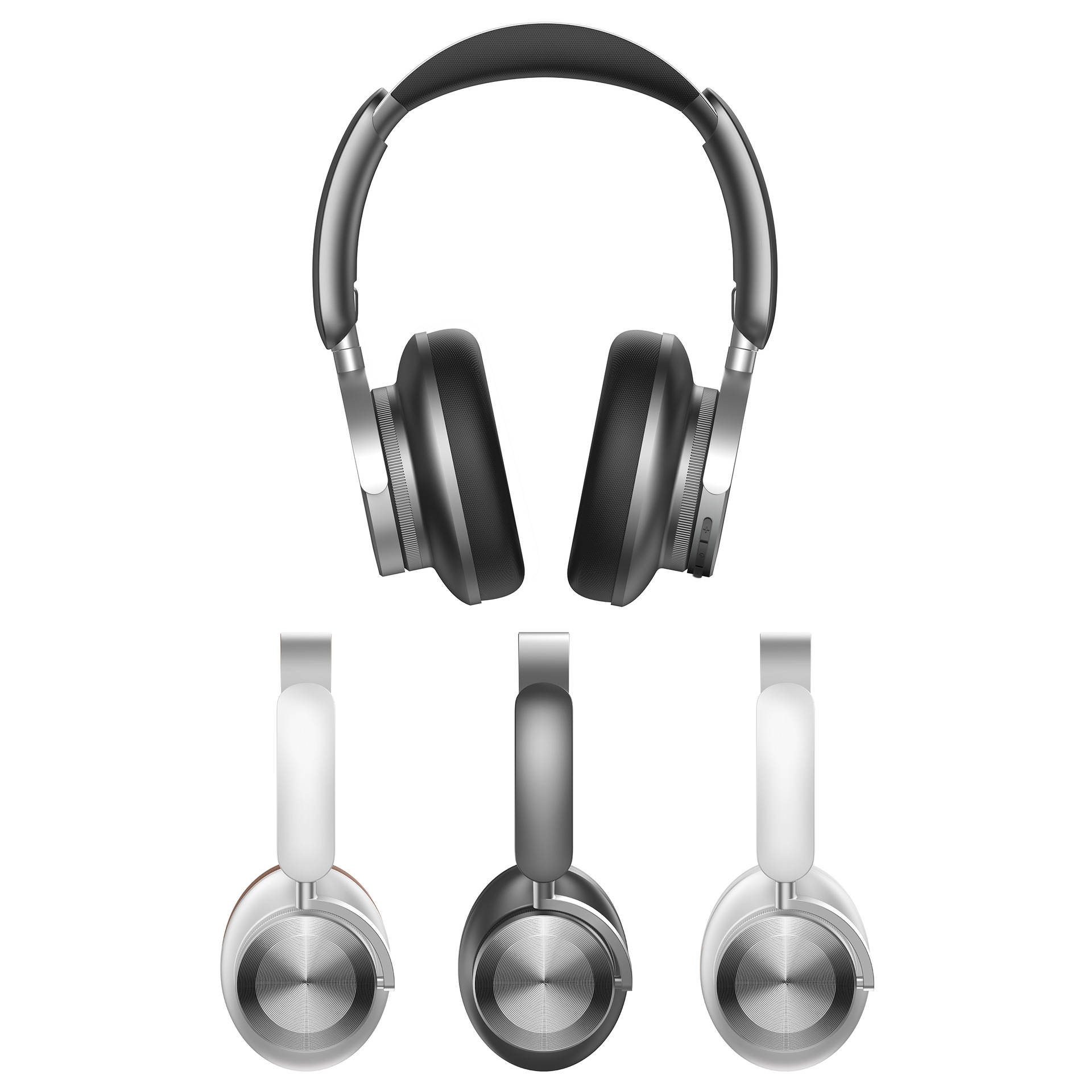 2025 Best-Selling Smart Over-Ear Bluetooth Headphones – 120H Playtime, 38ms Low Latency, Hi-Res Audio