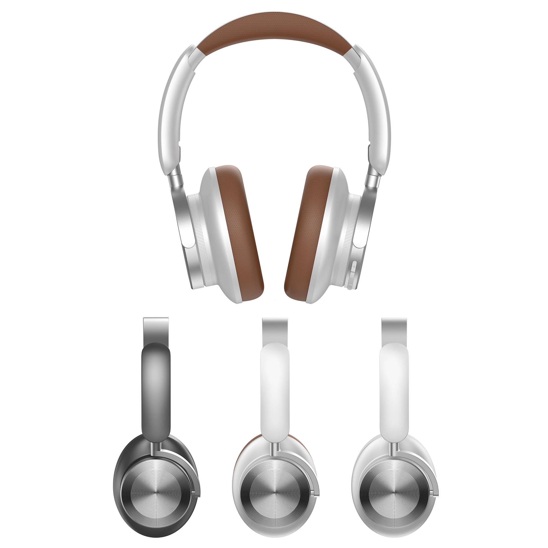 2025 Best-Selling Smart Over-Ear Bluetooth Headphones – 120H Playtime, 38ms Low Latency, Hi-Res Audio