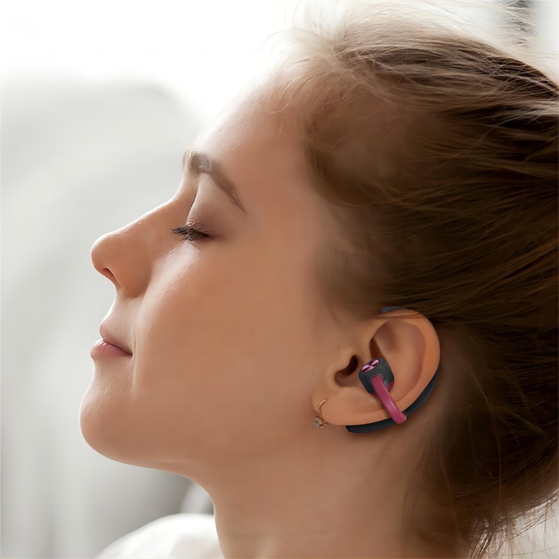 2025 Clip-On Bone Conduction Earbuds – Wireless Open-Ear Bluetooth Headphones, 36H Playtime