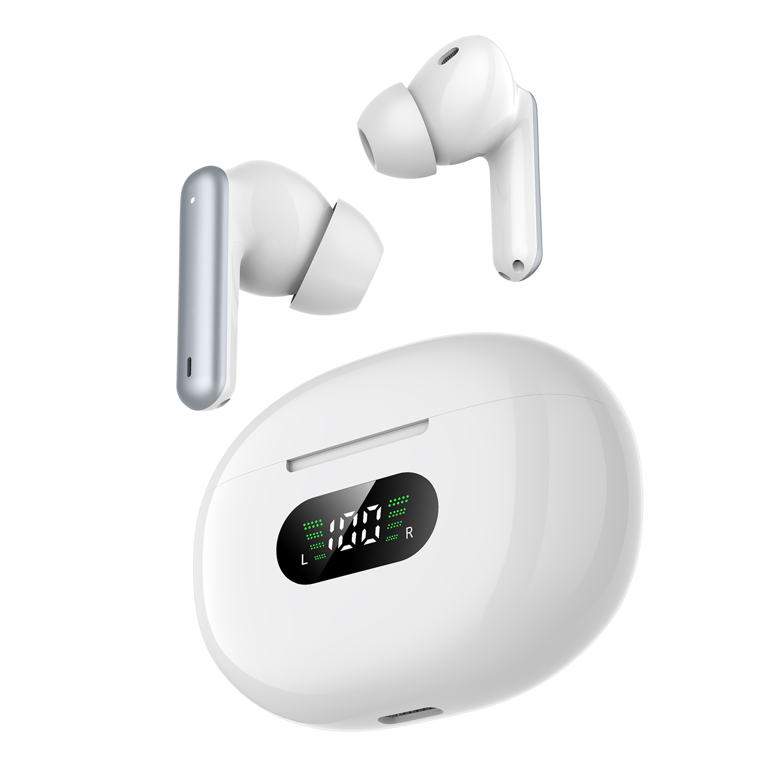 2025 AI Hearing Assist TWS Earbuds – Dual-Mode Wireless Bluetooth Earphones with ENC Noise Cancelling