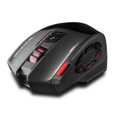 2025 Wireless Gaming Mouse – Tri-Mode (2.4G/Bluetooth/Wired), Programmable RGB, PAW3395 Sensor 01