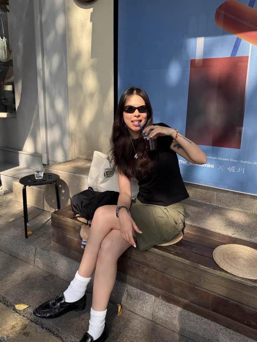 Women's Basic Multi-Color Versatile Long-Staple Cotton Flutter Sleeve Crew Neck Slim Fit Short Sleeve T-Shirt