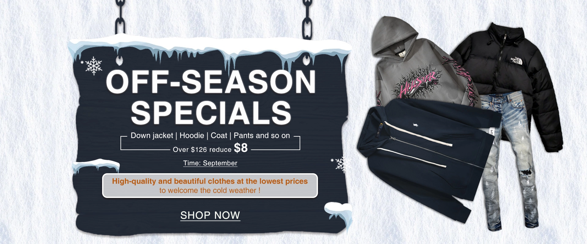 ⛄ Off-Season specials