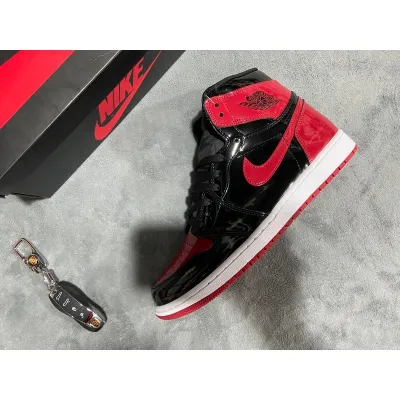 Air Jordan 1 High OG Bred Patent  AAA 01
