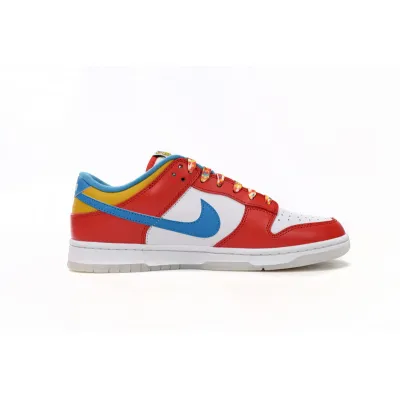 Nike Dunk Low White, red And Blue