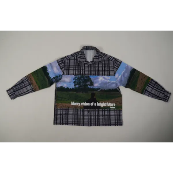 Printed Cotton Overshirt