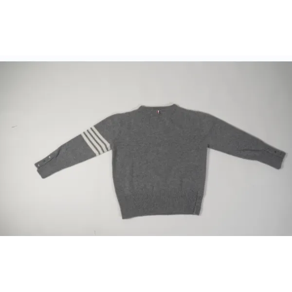 Thom Browne 4-Bar Stripe Shetland Wool Sweater35