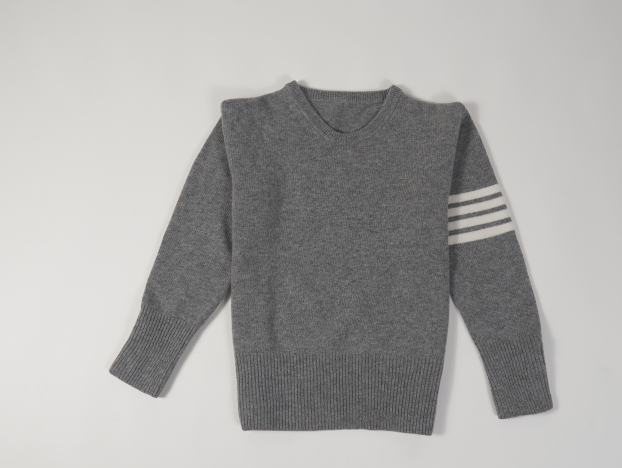 Thom Browne 4-Bar Stripe Shetland Wool Sweater35